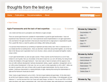 Tablet Screenshot of blog.thetesteye.com